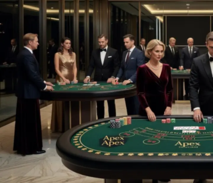 Profesjonalne stoły do ruletki i blackjacka przygotowane na firmowy wieczór kasynowy